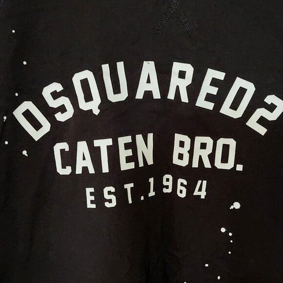 Dsquared2 Caten Bro. raglan style floral sleeves sweatshirt XL - Picture 4 of 5